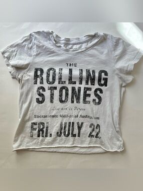 People of Leisure Rolling Stones Baby Tee Small